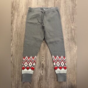 Old Navy Thick Gray Knit Jogger Pants